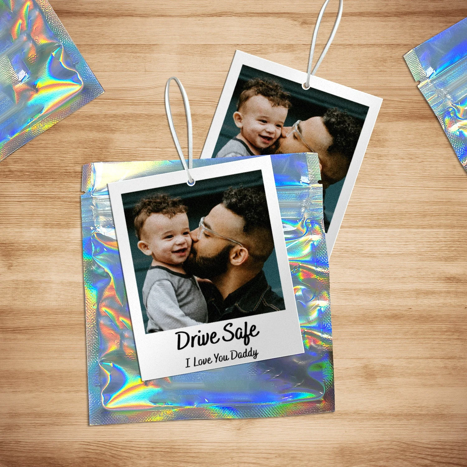 Custom Photo Drive Safe - Gift For Couples, Family, Gift For Mother, Father - Personalized Photo Air Freshener - Image 5