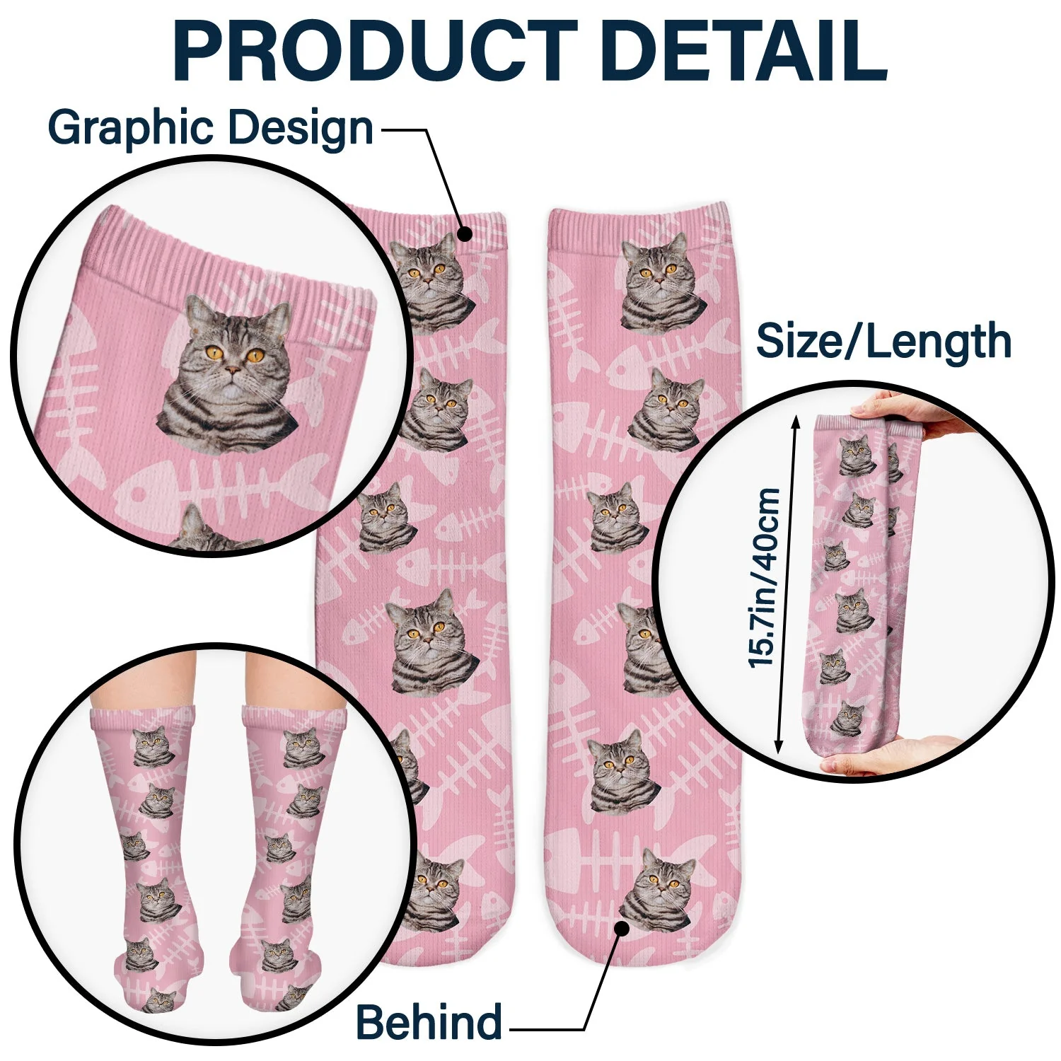 Custom Photo Face Cut Family Children Pet - Gift For Father, Mother, Family - Personalized Socks - Image 6