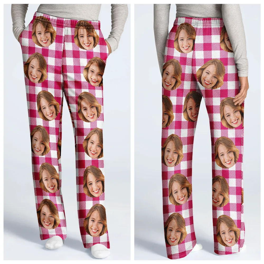Custom Photo Face Cut Monogram - Personalized Loungewear Set - Image 4