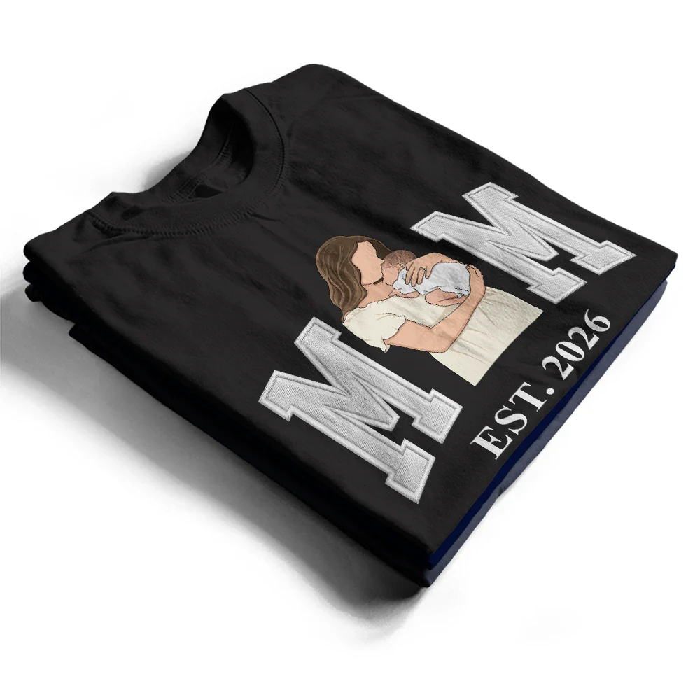 Custom Photo Faceless Portrait Dad Grandpa Est - Personalized T Shirt - Image 3