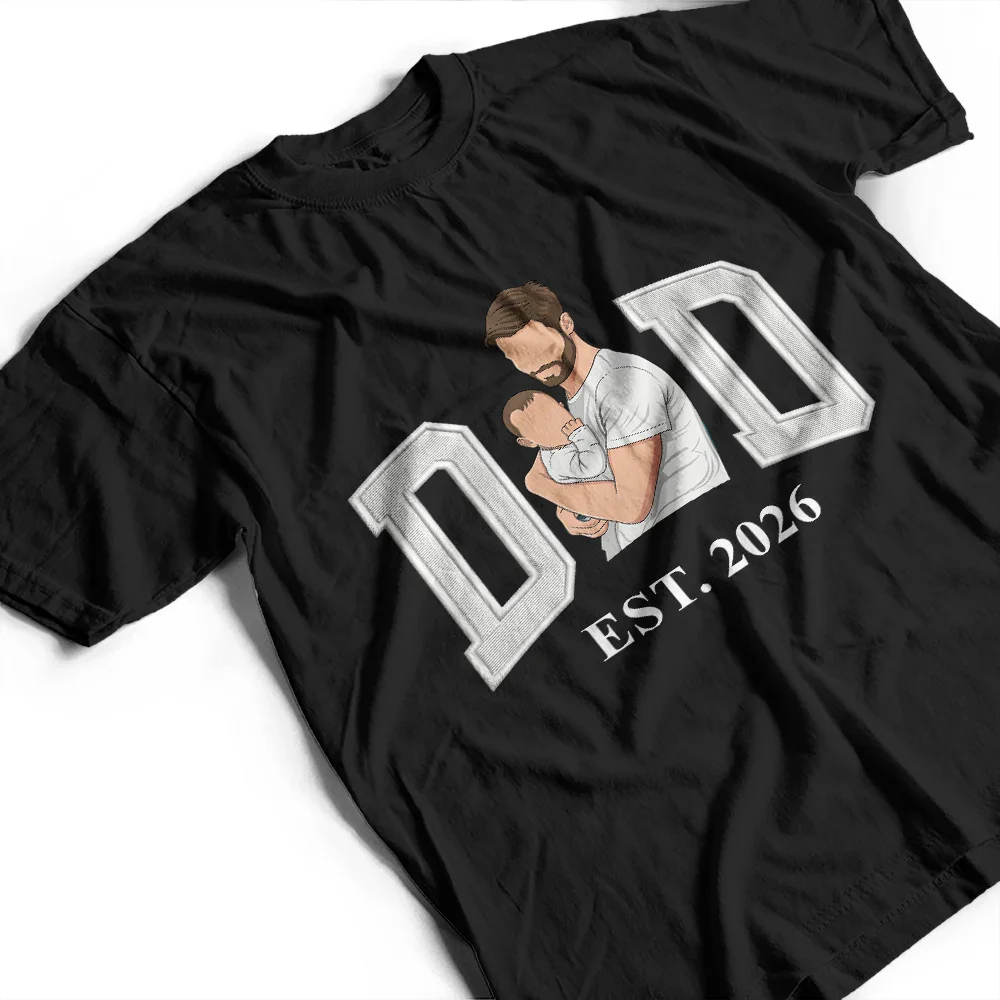 Custom Photo Faceless Portrait Dad Grandpa Est - Personalized T Shirt - Image 4