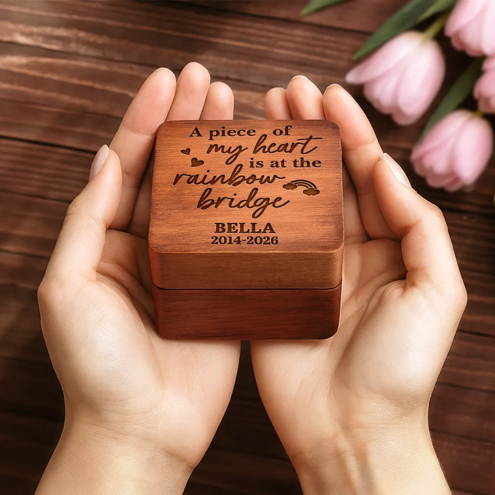 Custom Photo Favorite Hello And Hardest Goodbye - Personalized Wooden Accordion Photo Box - Image 2