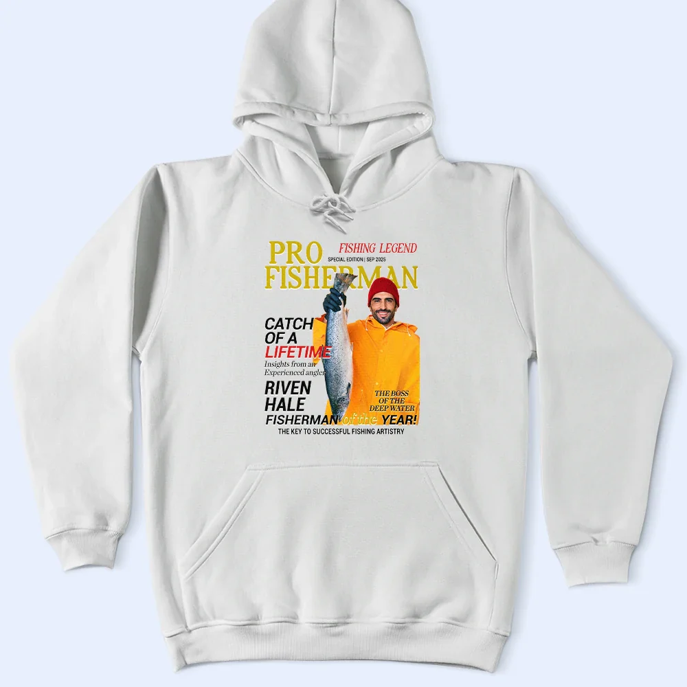 Custom Photo Fisherman Of The Year - Personalized T Shirt - Image 5