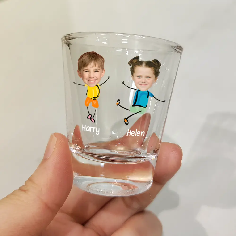 Custom Photo For The Times I Drive - Personalized Shot Glass - Image 4