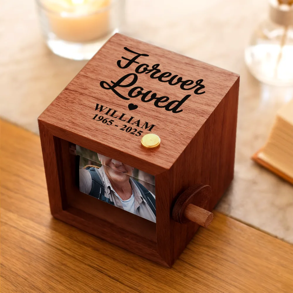 Custom Photo Forever Loved Memorial Dog Cat - Personalized Flipbook Frame Animation Machine - Image 5