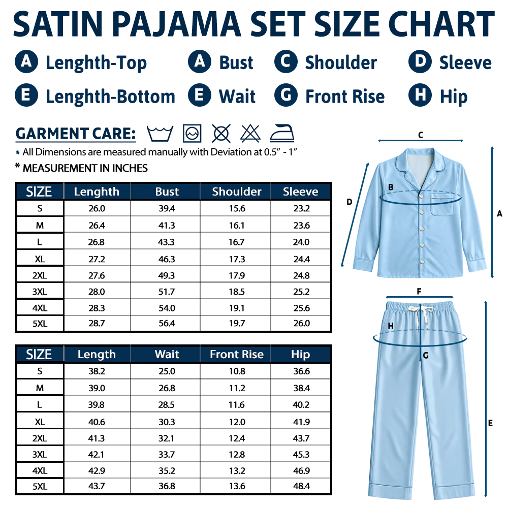 Custom Photo Funny Dog Cat Pet - Personalized Satin Pajama Set - Image 3