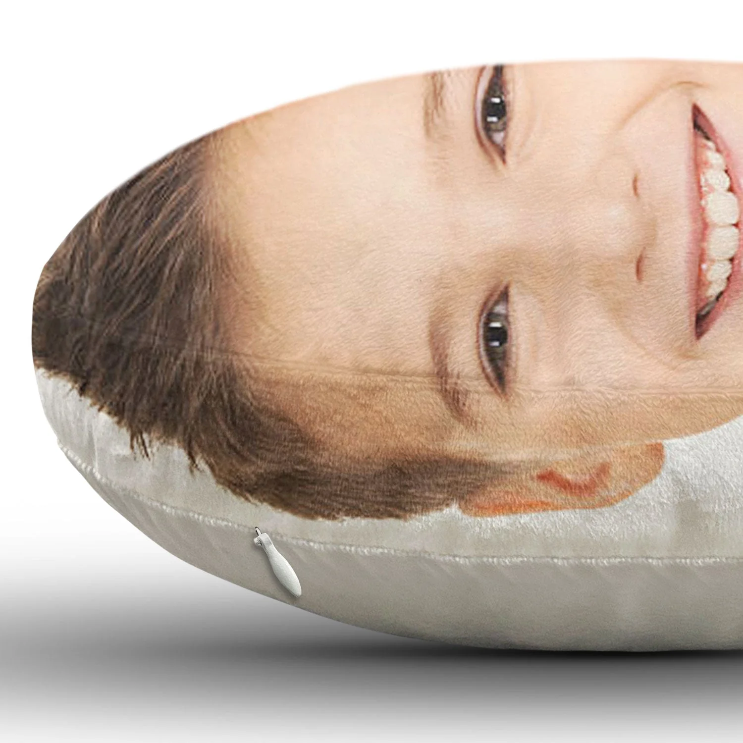 Custom Photo Funny Face Flat Art Family - Gift For Kids, Parents, Siblings - Personalized Custom Shaped Pillow - Image 5