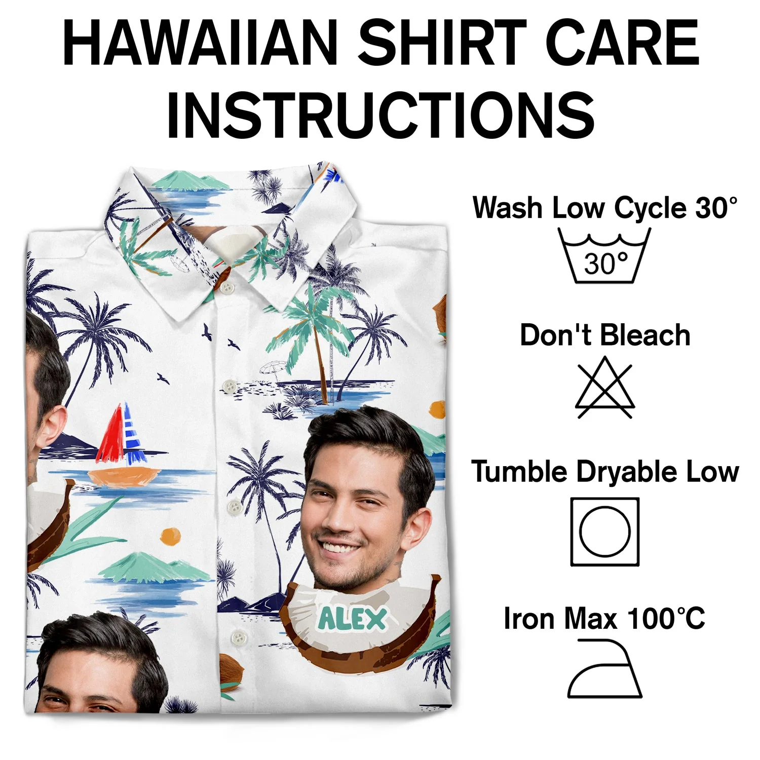 Custom Photo Funny Family Face Vacation - Birthday, Loving Gift For Husband, Wife, Couples, Dad, Mom - Personalized Custom Hawaiian Shirt - Image 5