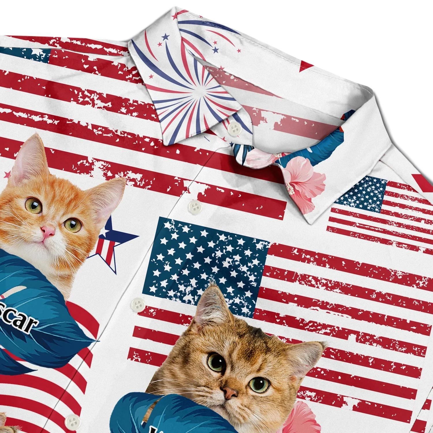 Custom Photo Funny Family Pet Face - Gift For Men, Best Friends, Siblings, Dog And Cat Lovers - Personalized Custom Hawaiian Shirt - Image 5