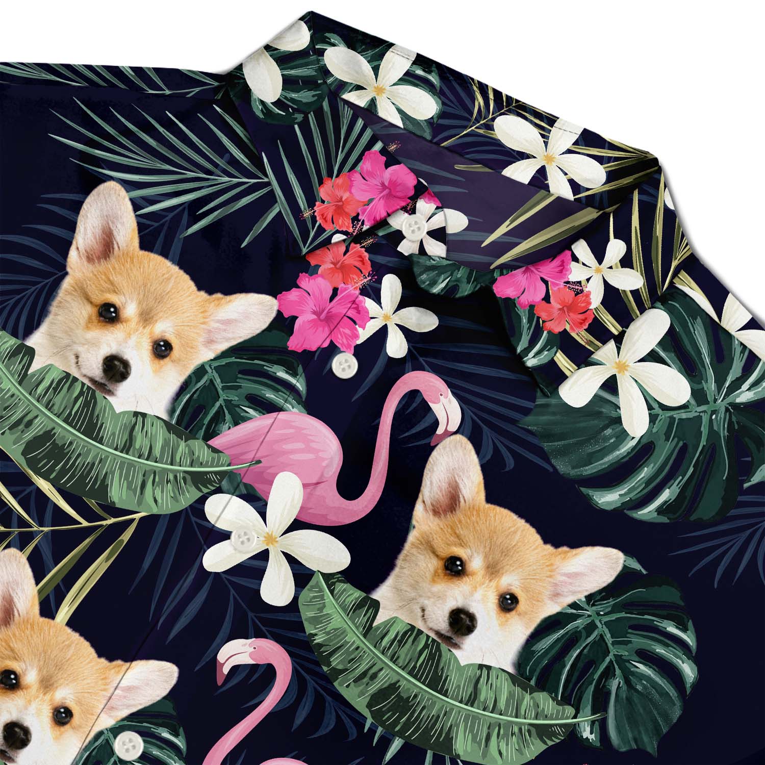 Custom Photo Funny Family Pet - Gift For Men, Dog And Cat Lovers - Personalized Custom Hawaiian Shirt - Image 4