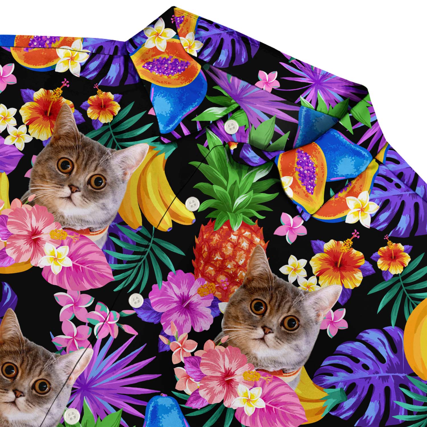 Custom Photo Funny Family Pet Tropical - Gift For Pet Lovers, Dog Lovers, Cat Lovers - Personalized Custom Hawaiian Shirt - Image 6