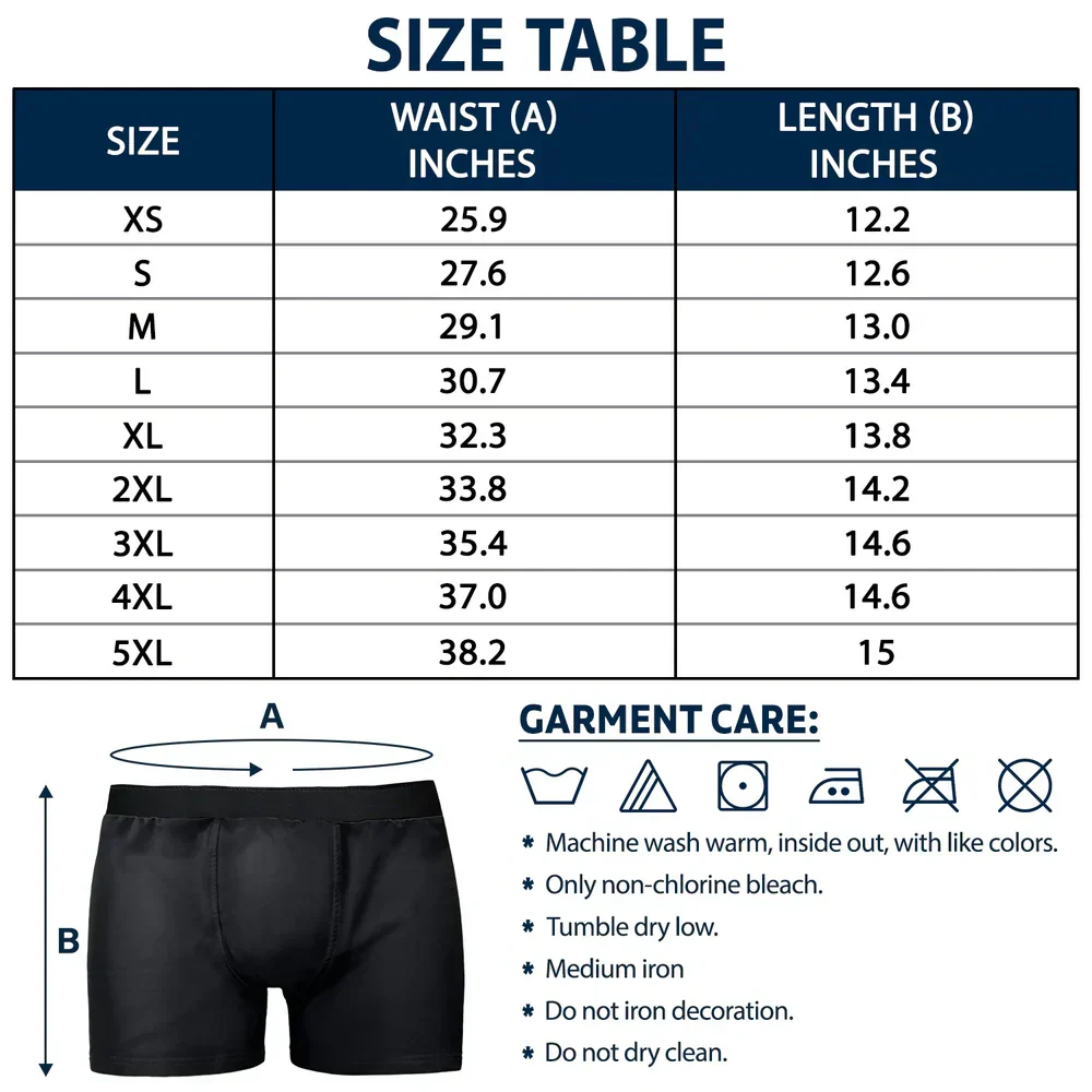 Custom Photo Funny Girlfriend Wife Face I Love You For Who You Are - Personalized Men's Boxer Briefs - Image 3