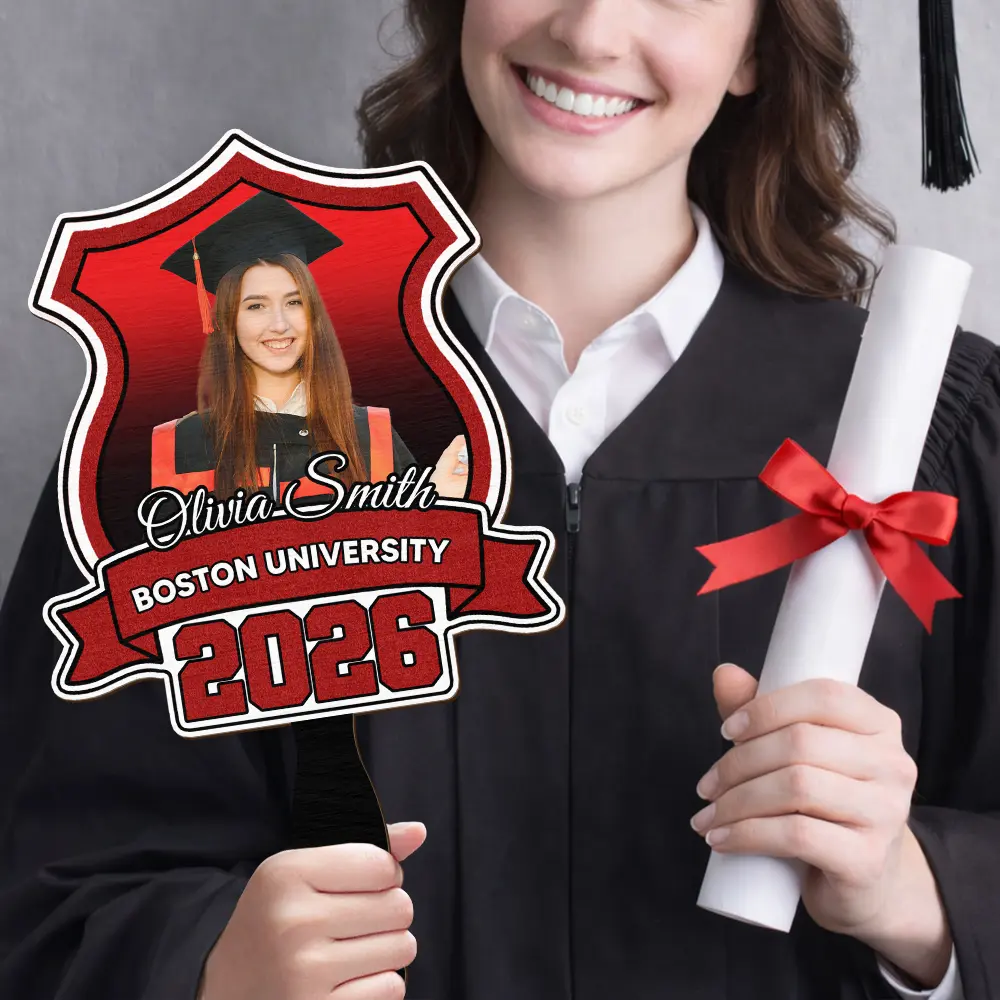 Custom Photo Funny Graduation Prop - Personalized Graduation Handheld Fan - Image 6