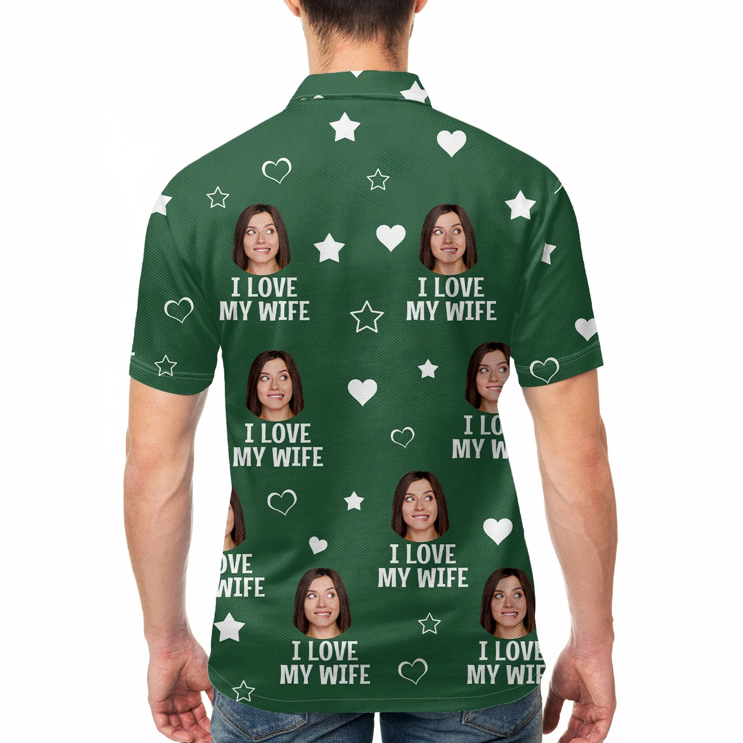 Custom Photo Funny I Love My Lover - Gift For Husband, Boyfriend - Personalized Polo Shirt - Image 4