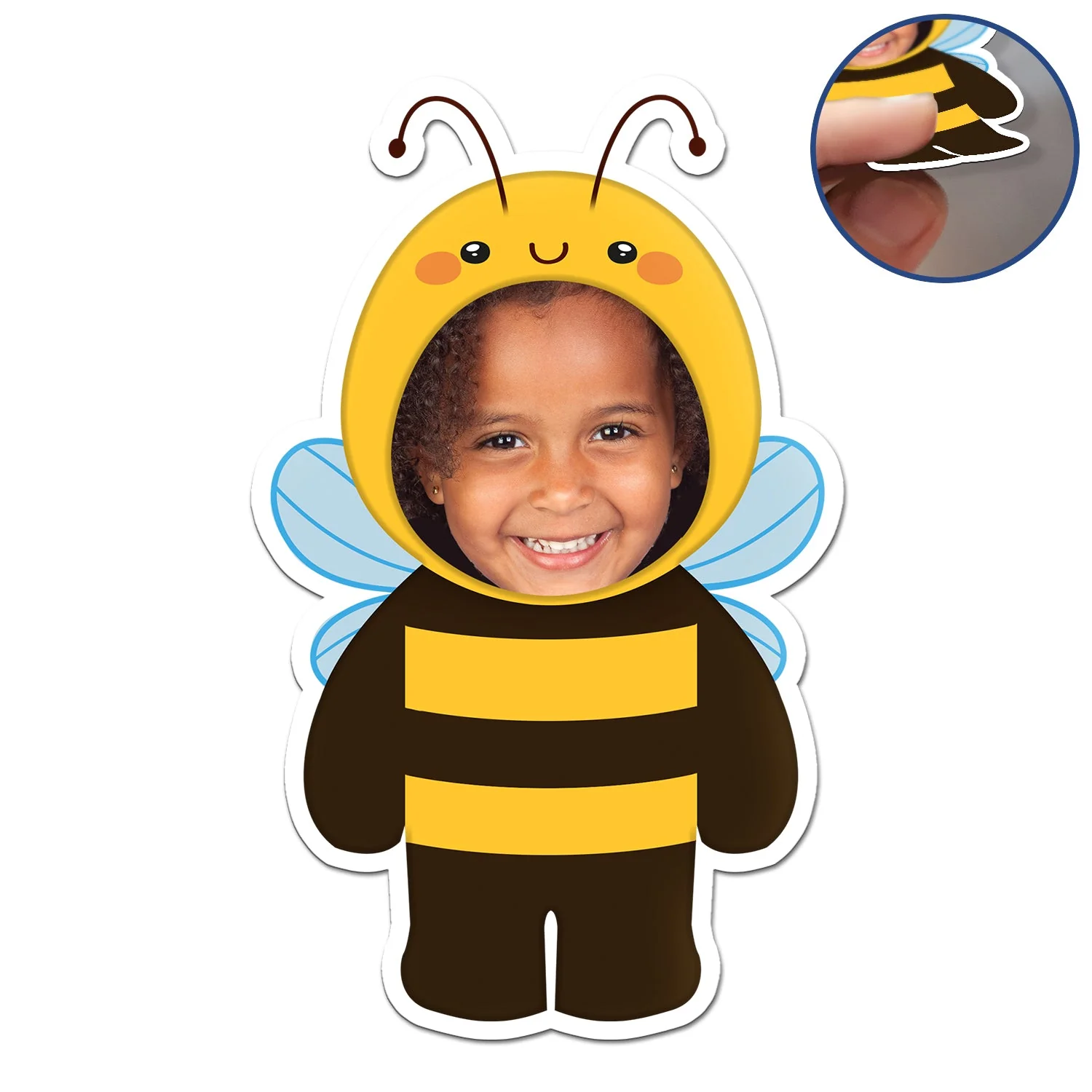 Custom Photo Funny Kid Animal Cosplay - Gift For Children, Grandkids - Personalized Magnet - Image 3