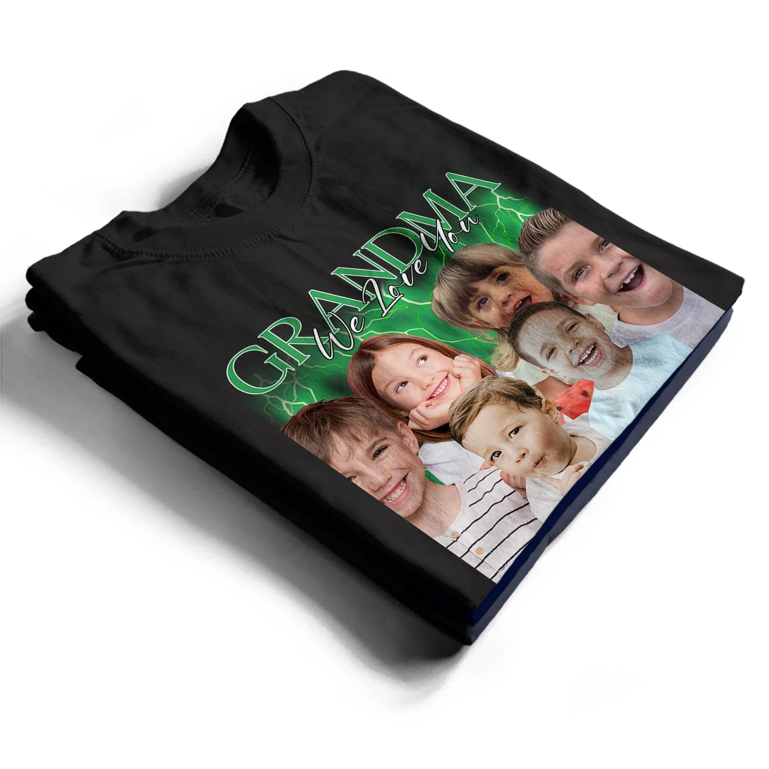 Custom Photo Funny Mommy Nana Papa My Grandkids - Gift For Mothers, Fathers, Grandma, Grandpa, Kids - Personalized T Shirt - Image 3