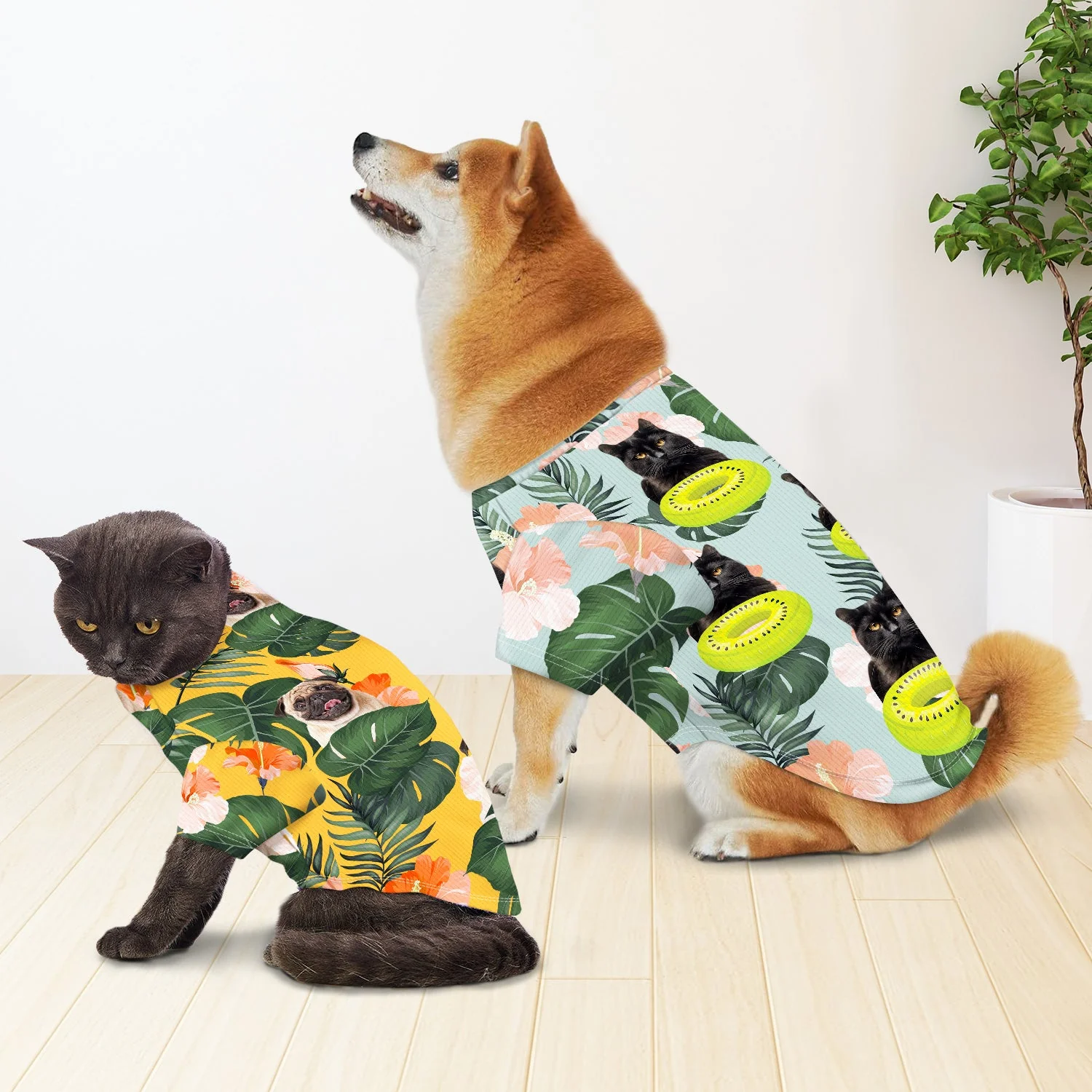 Custom Photo Funny Pet Face - Gift For Dog Lovers, Cat Lovers - Personalized Pet Shirt - Image 5