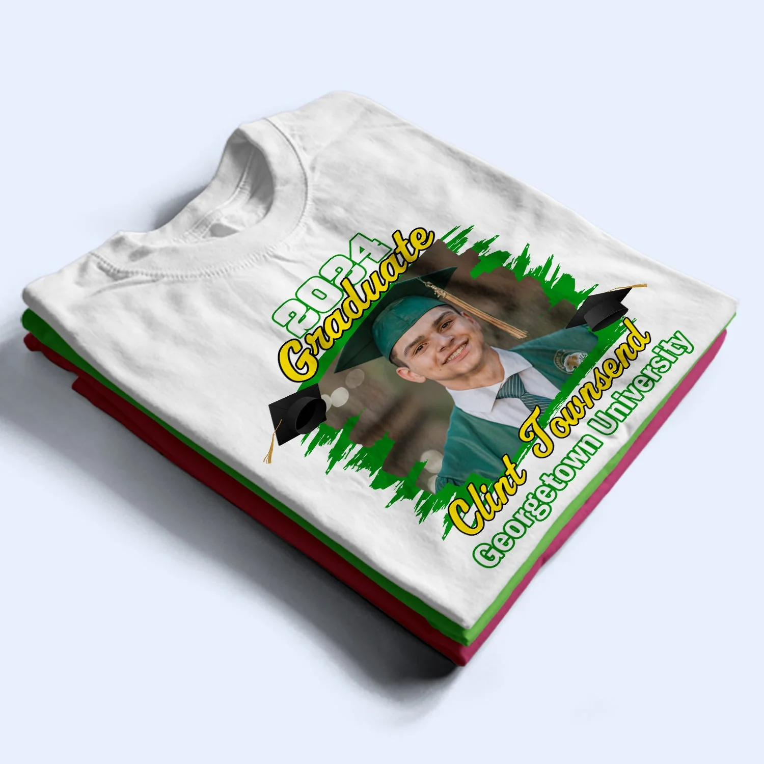 Custom Photo Graduation Celebration - Gift For Friends, Children - Personalized T Shirt - Image 2