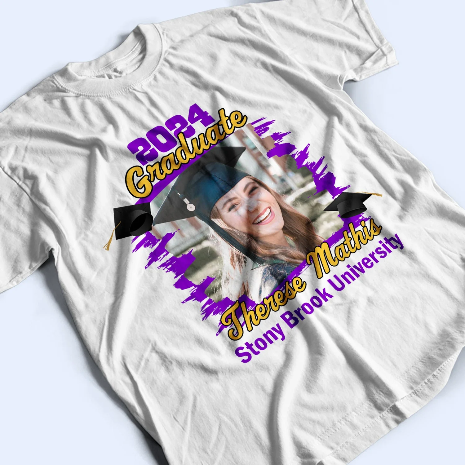 Custom Photo Graduation Celebration - Gift For Friends, Children - Personalized T Shirt - Image 3