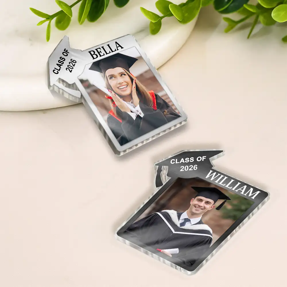 Custom Photo Graduation Keepsake - Personalized Acrylic Magnet - Image 3