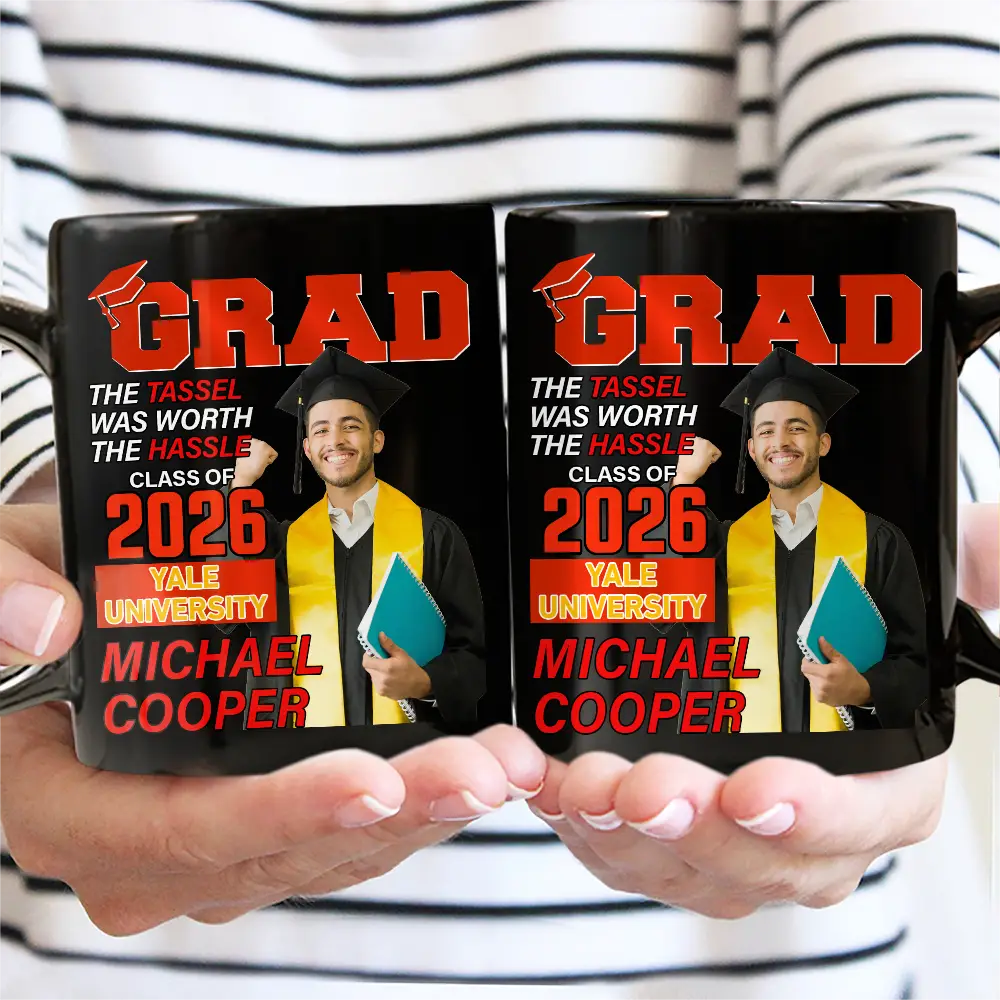 Custom Photo Graduation Magazine - Personalized Mug - Image 4