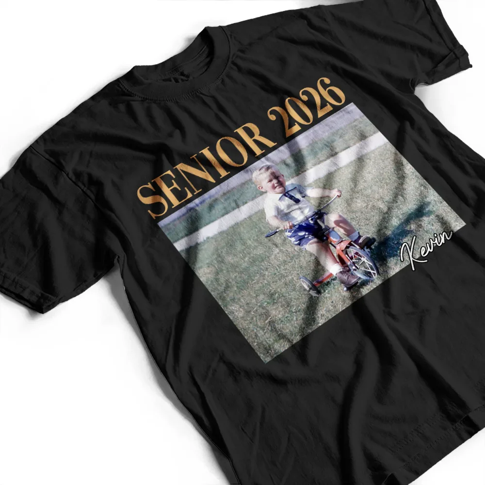 Custom Photo Graduation Senior - Personalized T Shirt - Image 3