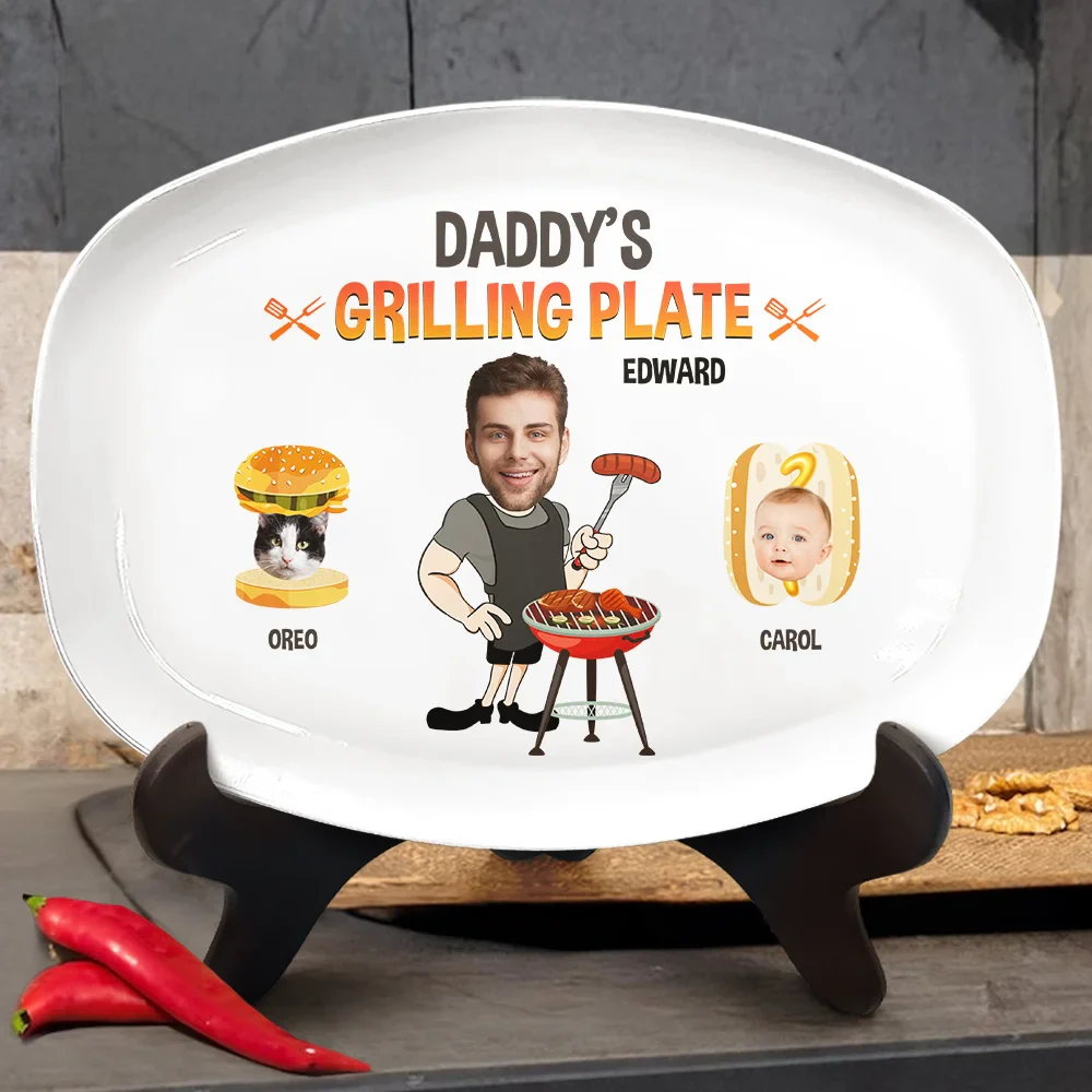 Custom Photo Grilling Plate - Personalized Plate - Image 4