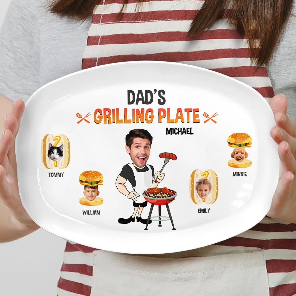 Custom Photo Grilling Plate - Personalized Plate - Image 5
