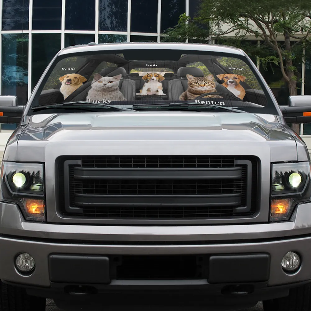 Custom Photo Have Fun Together - Personalized Auto Sunshade - Image 6