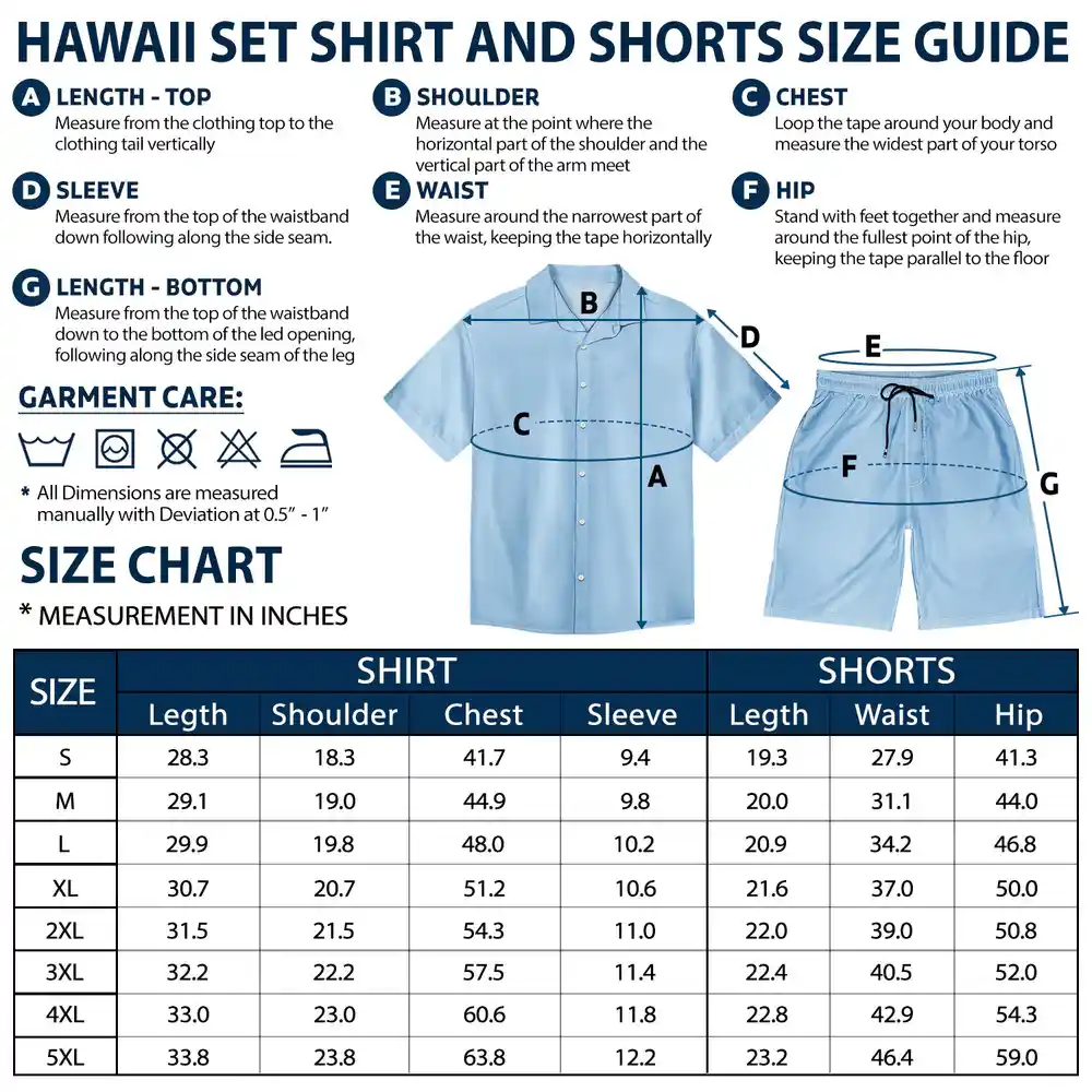 Custom Photo Hawaii Best Dad Ever - Personalized Hawaii Set Shirt And Shorts - Image 3