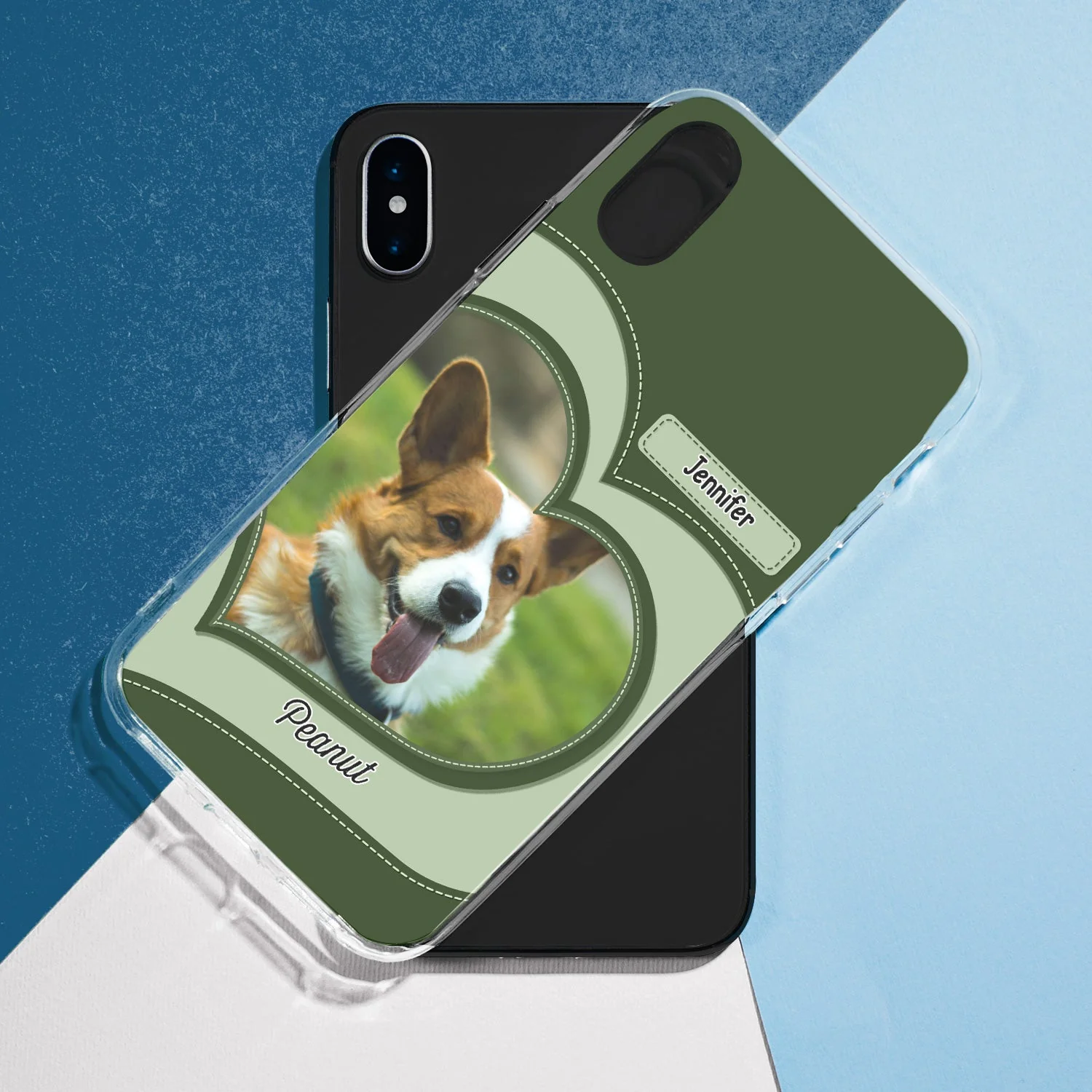Custom Photo Heart Dog Cat - Gift For Pet Lovers - Personalized Clear Phone Case - Image 5