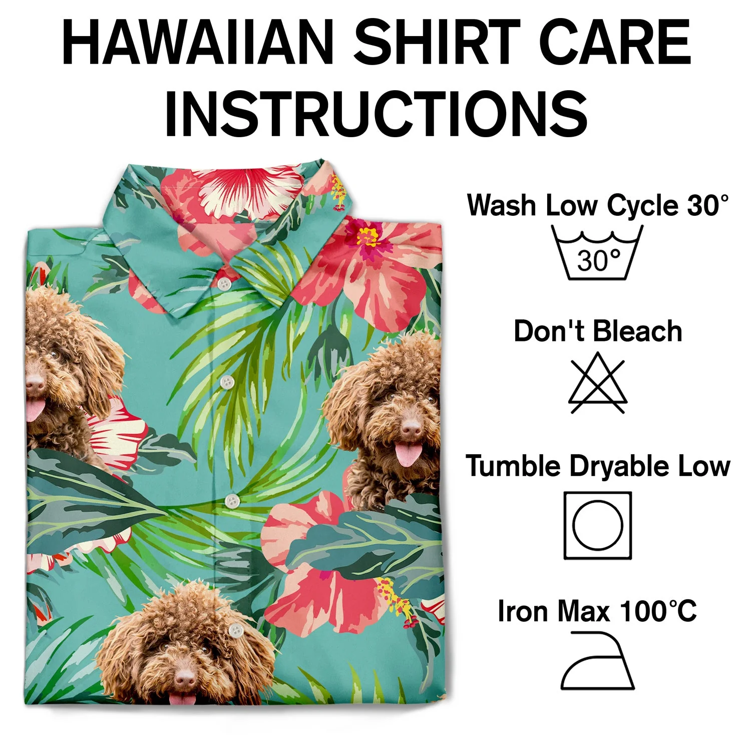 Custom Photo Human And Pet Faces - Gift For Men, Women, Dog And Cat Lovers - Personalized Hawaiian Shirt - Image 5