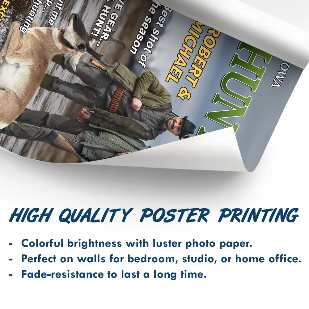 Custom Photo Hunter Of The Year - Personalized Poster - Image 6