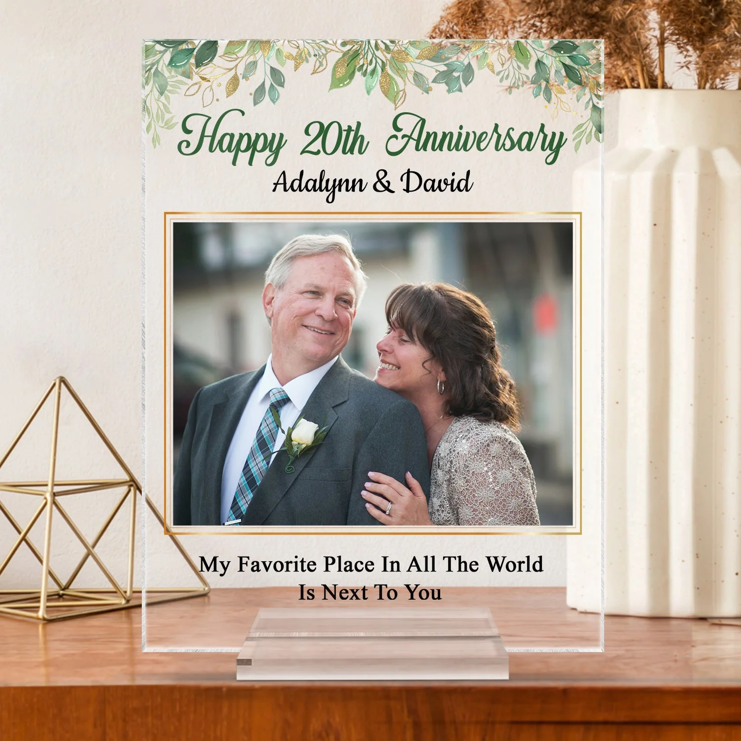 Custom Photo Husband Wife Annoy For The Rest Of My Life - Gift For Couple - Personalized Custom Vertical Rectangle Acrylic Plaque - Image 3