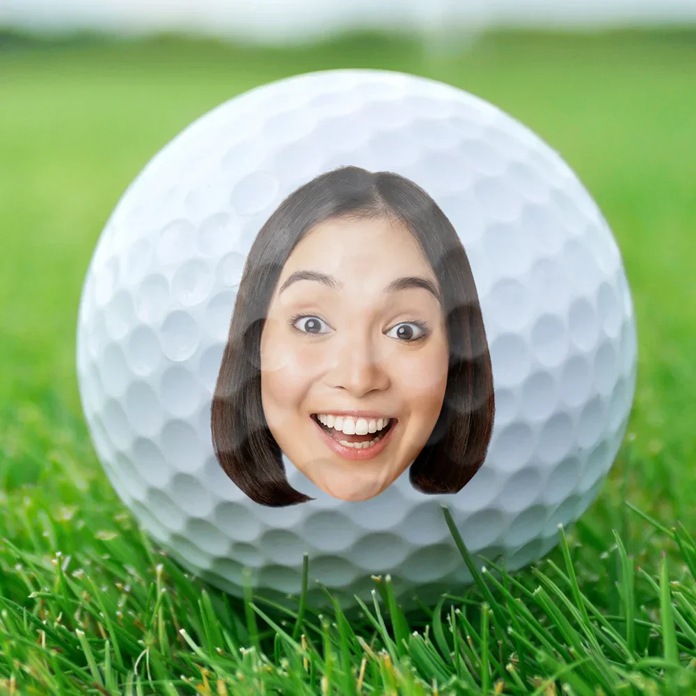 Custom Photo I Love It When My Wife Lets Me Go Golfing - Personalized Golf Ball - Image 3