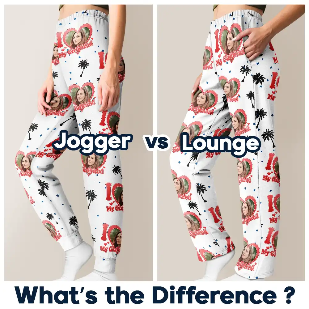 Custom Photo I Love My Wife Girlfriend - Personalized Pajama Pants - Image 7