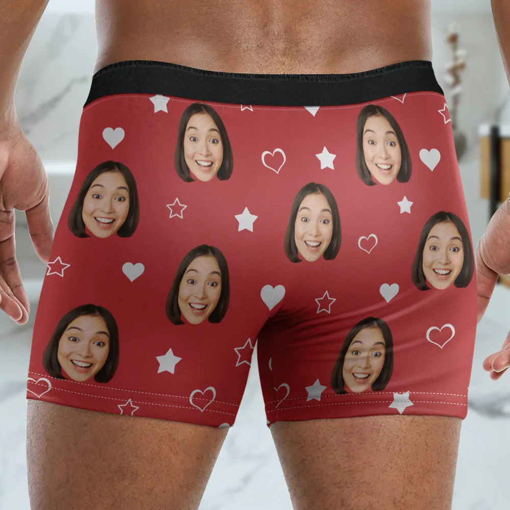 Custom Photo I Love You For Who You Are - Personalized Men's Boxer Briefs - Image 5
