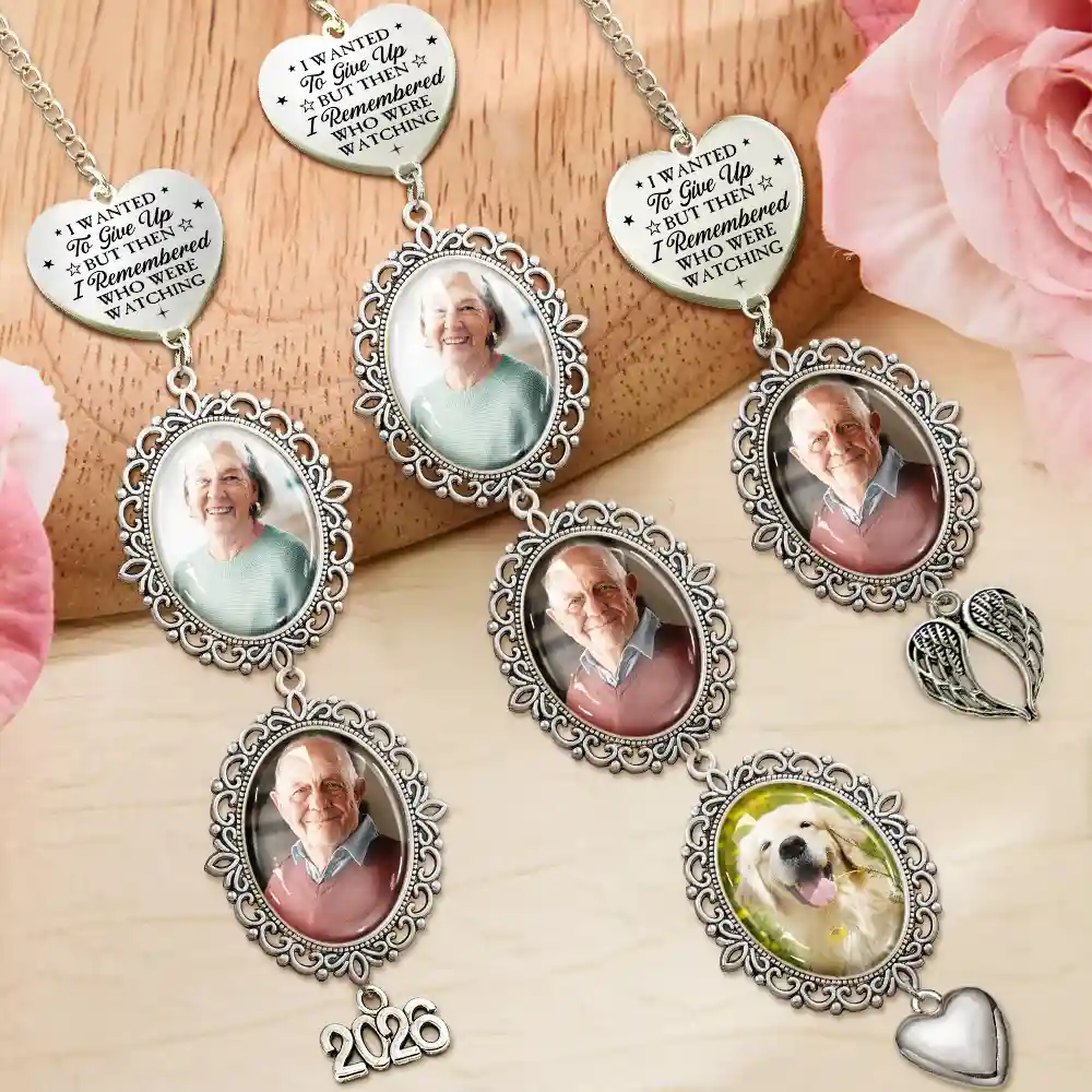 Custom Photo I Wanted To Give Up - Personalized Graduation Tassel Charm - Image 2