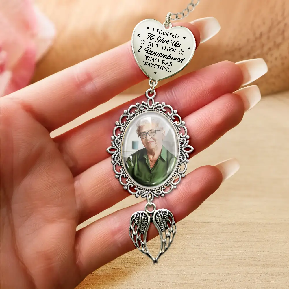 Custom Photo I Wanted To Give Up - Personalized Graduation Tassel Charm - Image 4