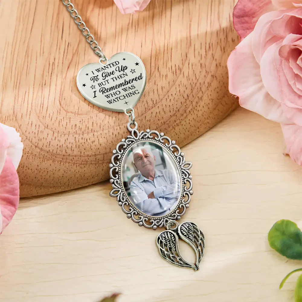 Custom Photo I Wanted To Give Up - Personalized Graduation Tassel Charm - Image 5