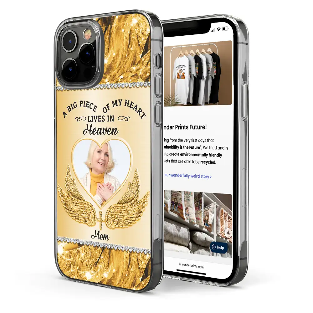 Custom Photo I Will Always Carry You With Me - Personalized Clear Phone Case - Image 4