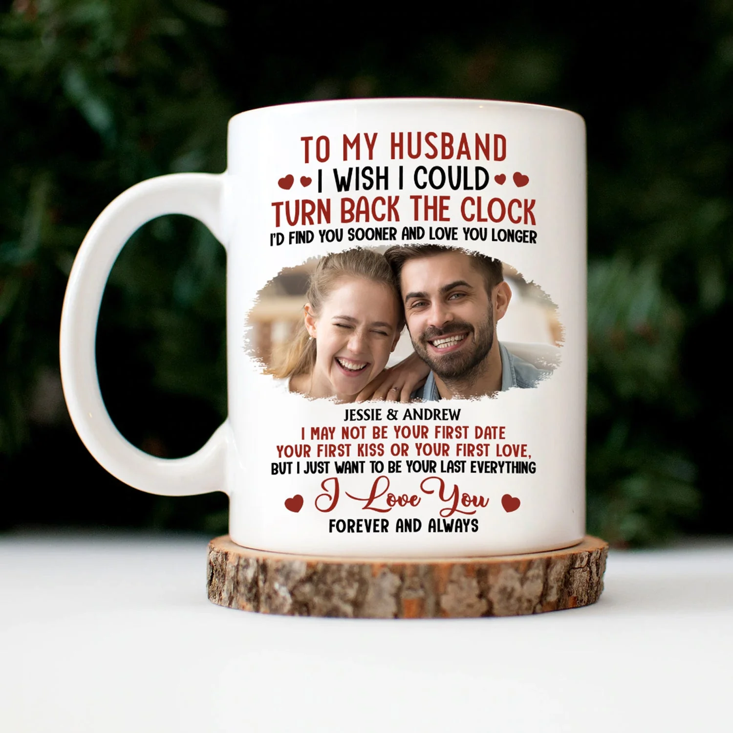 Custom Photo I Wish I Could Turn Back The Clock - Anniversary, Loving Gift For Couples, Husband, Wife - Personalized Mug - Image 3