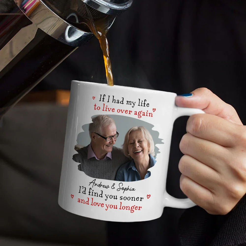 Custom Photo I'd Find You Sooner And Love You Longer - Personalized Mug - Image 5