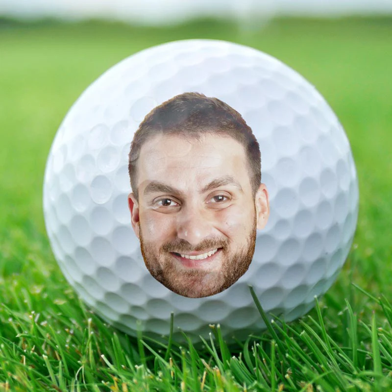 Custom Photo If Found Return To This Guy - Gift For Dad, Father, Grandpa, Golfer, Golf Lover - Personalized Golf Ball - Image 3