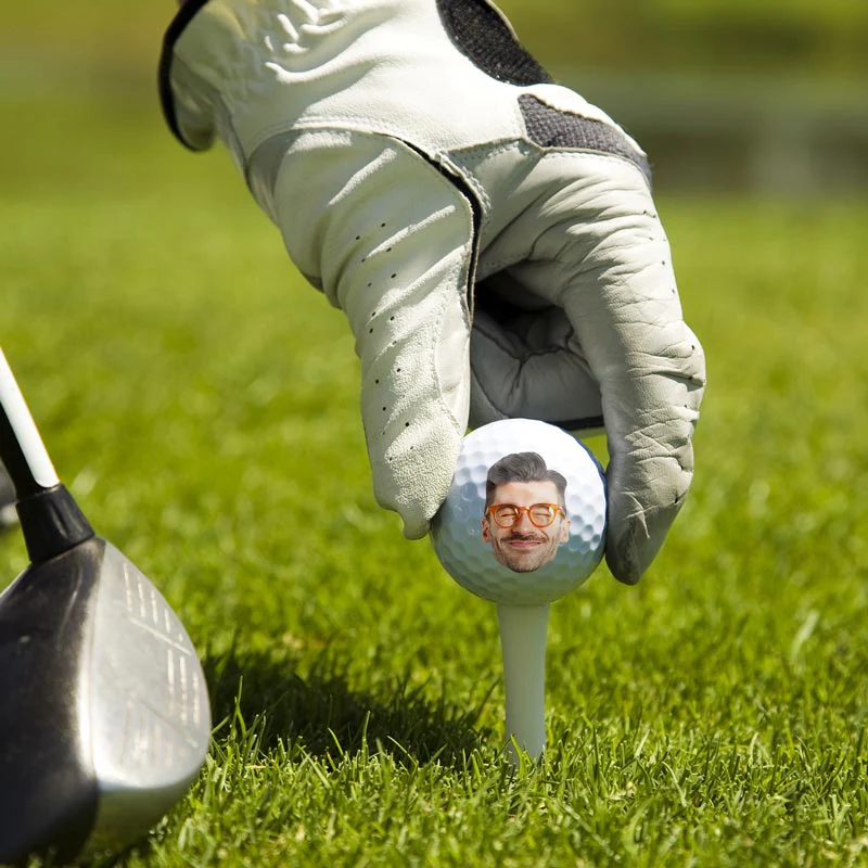 Custom Photo If Found Return To This Guy - Gift For Dad, Father, Grandpa, Golfer, Golf Lover - Personalized Golf Ball - Image 6
