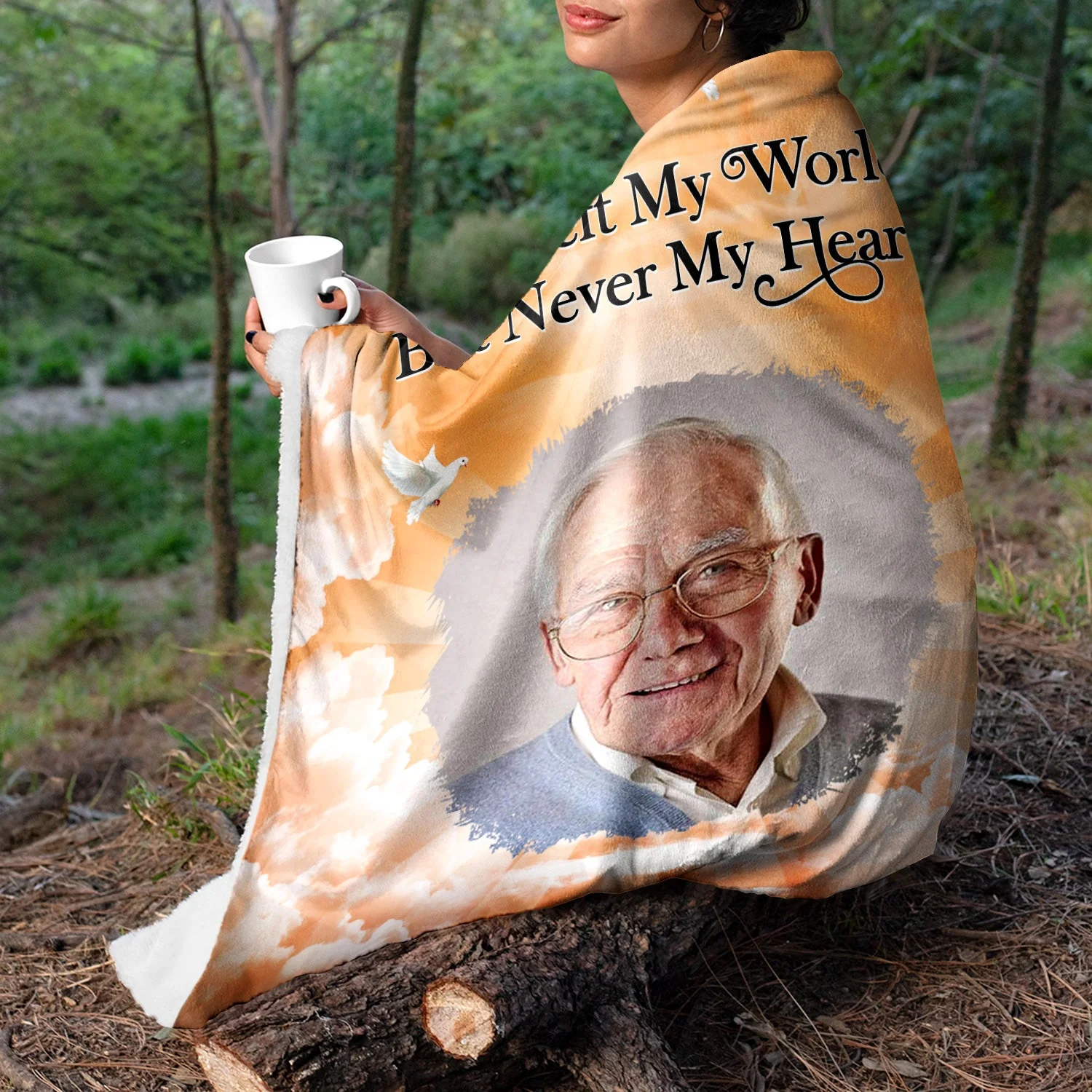 Custom Photo If Love Could Have Saved You - Memorial Gift For Family, Siblings, Friends - Personalized Fleece Blanket - Image 3