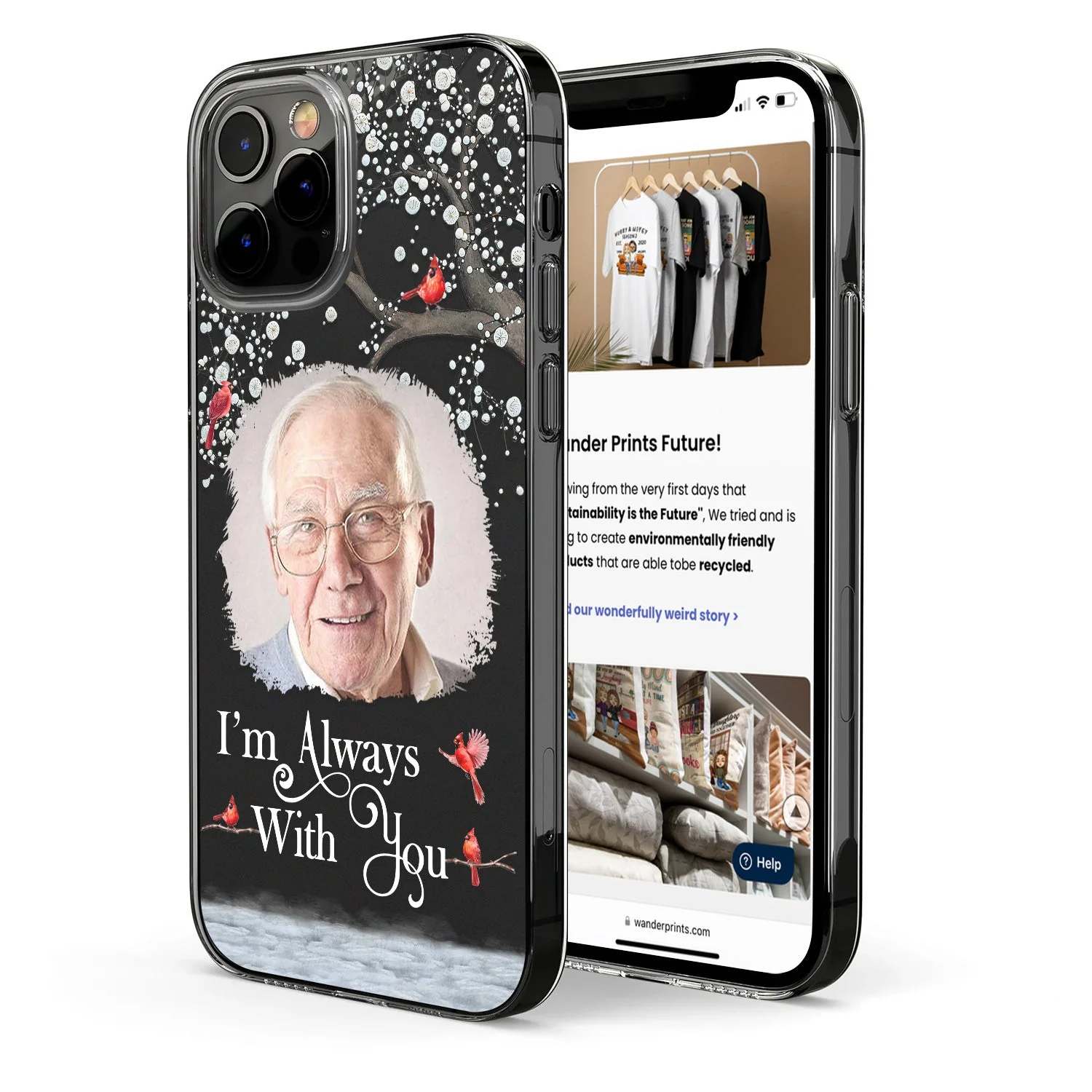 Custom Photo I'll Carry You - Memorial Gift For Family, Siblings, Friends, Dog Lovers, Cat Lovers - Personalized Clear Phone Case - Image 2