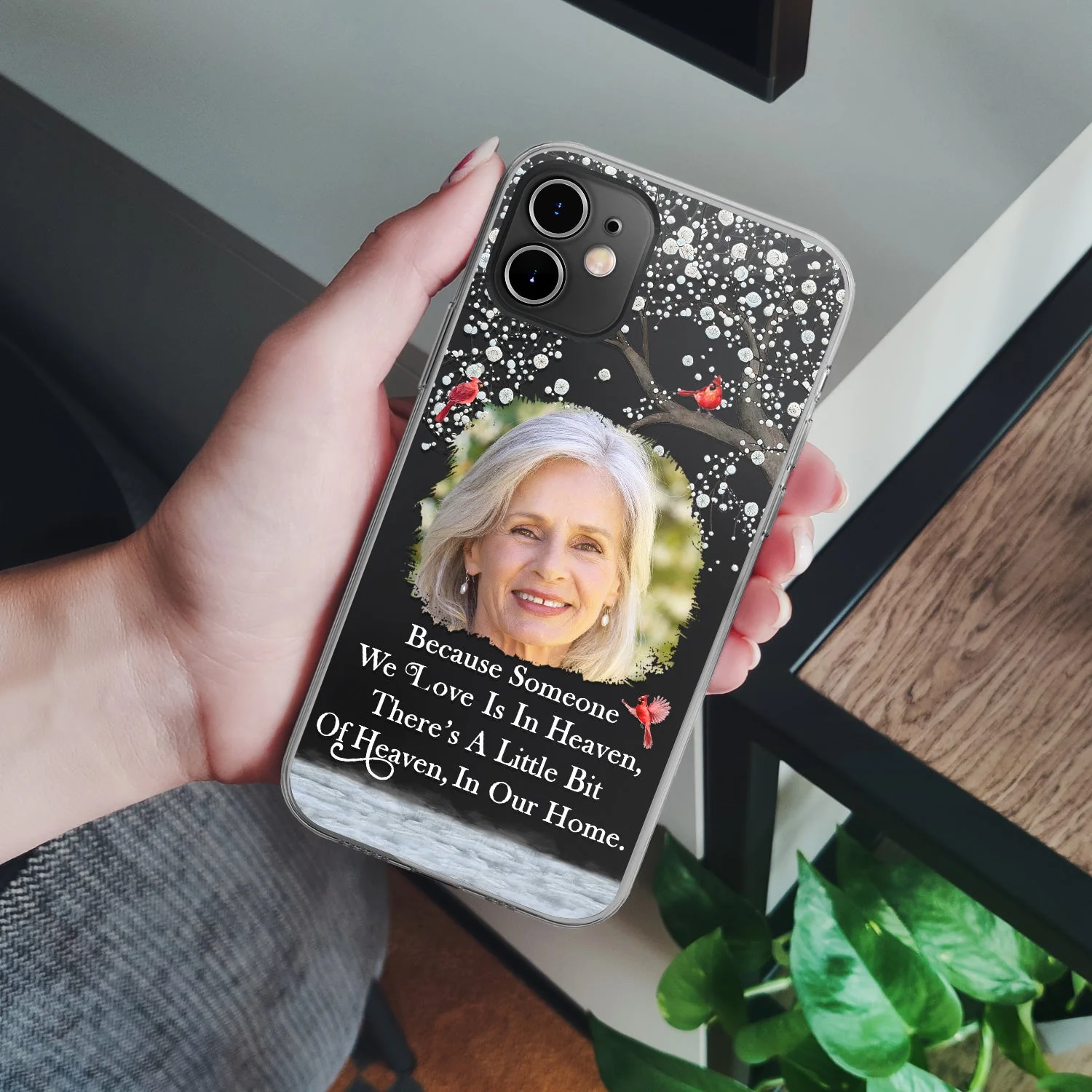 Custom Photo I'll Carry You - Memorial Gift For Family, Siblings, Friends, Dog Lovers, Cat Lovers - Personalized Clear Phone Case - Image 4