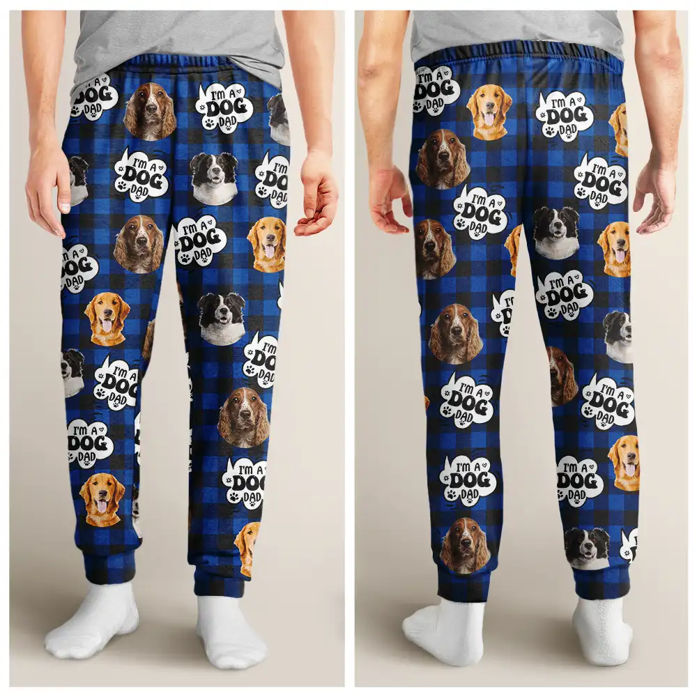 Custom Photo I'm A Dog Person - Personalized Pajama Pants - Image 5