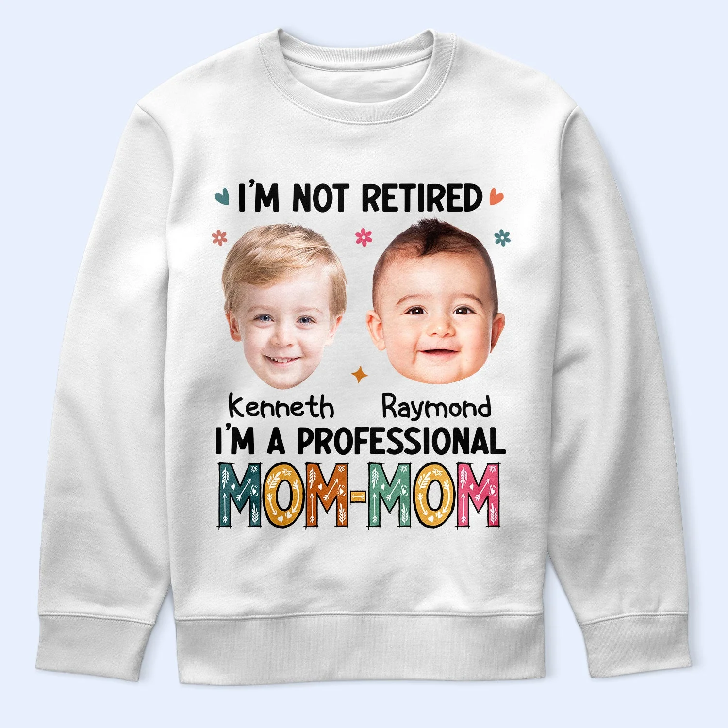 Custom Photo I'm A Professional Grandma - Funny, Retirement Gift For Grandma, Mom, Nana, Gigi - Personalized T Shirt - Image 6